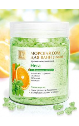 Морская соль для ванн Нега