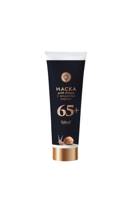 Маска для лица с муцином улитки 65+