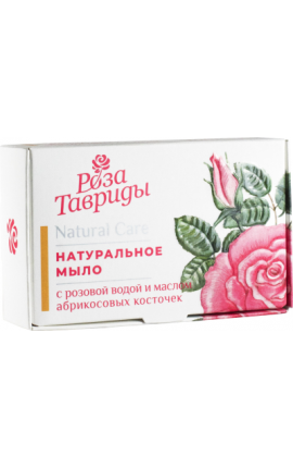 Мыло с розовой водой и маслом абрикосовых косточек