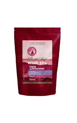 Соль для ванны с вином и ароматом лаванды WINE SPA релакс