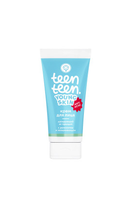 Крем для лица матирующий от прыщей Teen Teen