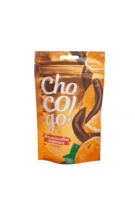 ChoCoGo Апельсиновая корочка в темном шоколаде 